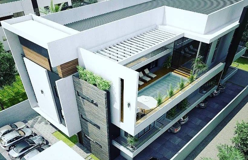 4 UNITS OF BEAUTIFUL TERRACES + ROOFTOP SWIMMING POOL FOR SALE IN BANANA ISLAND